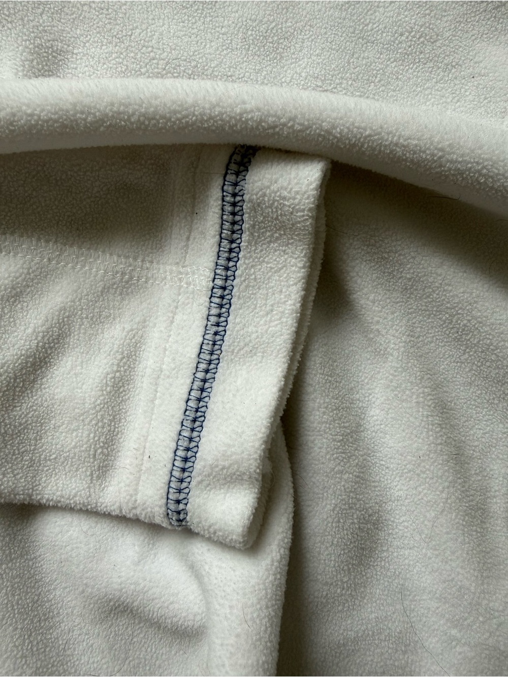 Penn State Womens M White 1/4 Zip Fleece Pullover Gameday Collegiate Athleisure - Picture 7 of 11